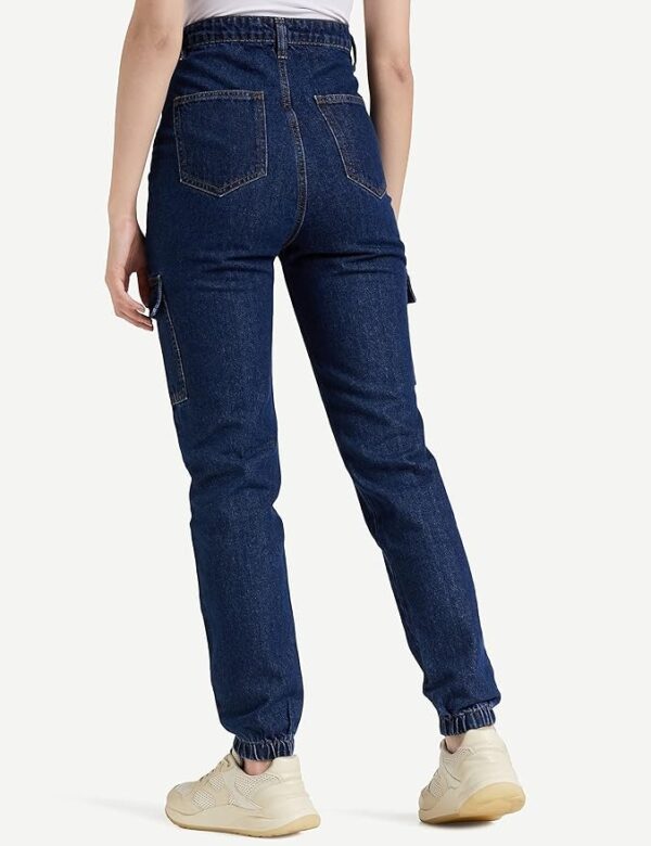 U.S. Polo Assn. Women's High Rise Cargo Fit Jeans - Image 2